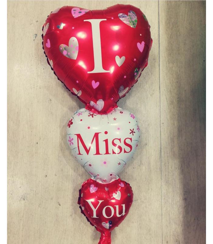 2022 Toptan büyük folyo balon i miss you